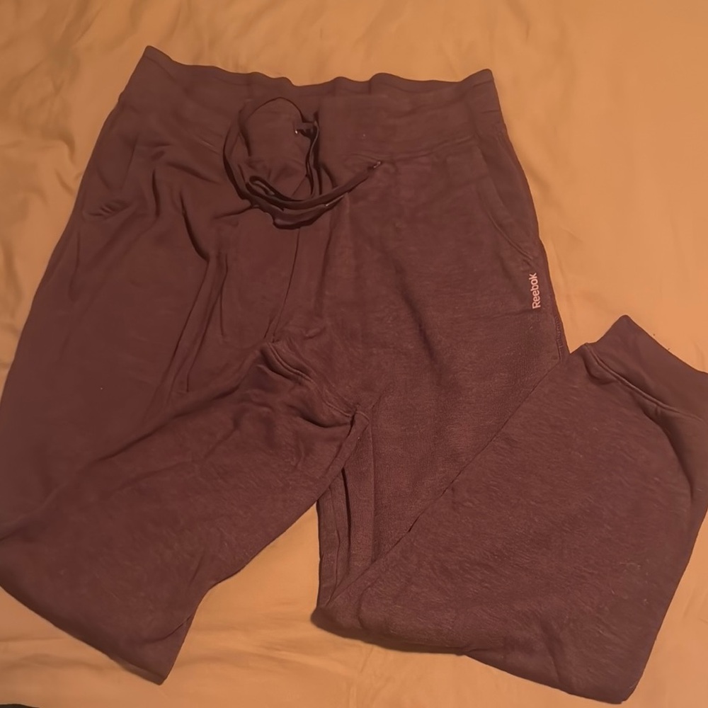 Reebok Maroon Jogger Pants